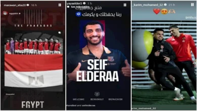 ستوري نجوم كرة القدم.. انتقال لاعب الزمالك لبرشلونة.. وتهنئة فتوح.. احتفال الحارس