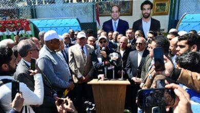 وزير الرياضة ورئيس الهيئة العربية للتصنيع يفتتحان مركز شباب محمد صلاح 7 افتتاح مركز شباب