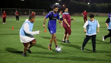 ‫ مؤسسة دوري نجوم قطر تنظم فعالية مبادرة نقدر في ‫  مؤسسة دوري نجوم قطر تنظم فعالية مبادرة "نقدر" في ملاعب جامعة قطر