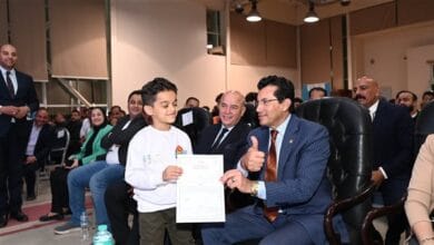 وزير الرياضة يطلق فعاليات مهرجان الخدمة العامة والتطوع 11 وزير الرياضة يطلق