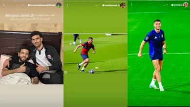 ستوري نجوم كرة القدم.. تهنئة شيكا .. زيارة لاعب الزمالك للقندوسي.. واحتفال إمام عاشور بمولوده 1 ستوري نجوم كرة القدم.. تهنئة شيكا .. زيارة لاعب الزمالك للقندوسي.. واحتفال إمام عاشور بمولوده