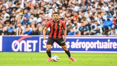 نيس يعلن عن إصابة محمد عبد المنعم بقطع في الرباط الصليبي