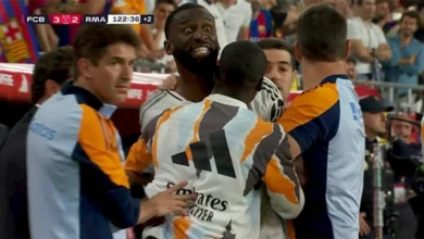 "هل يتم سجنه؟".. عقوبة كبيرة تنتظر نجم ريال مدريد بسبب الكلاسيكو 3 "هل يتم سجنه؟".. عقوبة كبيرة تنتظر نجم ريال مدريد بسبب الكلاسيكو