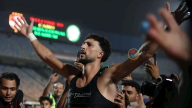 20 صورة ترصد فرحة لاعبي الأهلي بالفوز على البنك