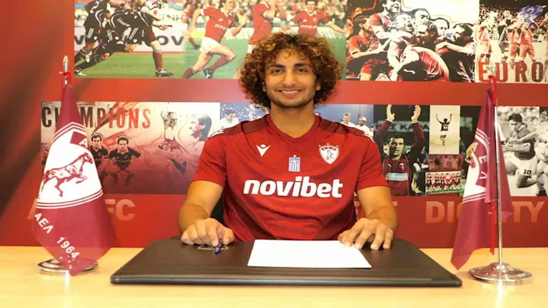 الظهور الأول المتوقع لعمرو وردة مع فريقه الجديد لاريسا اليوناني