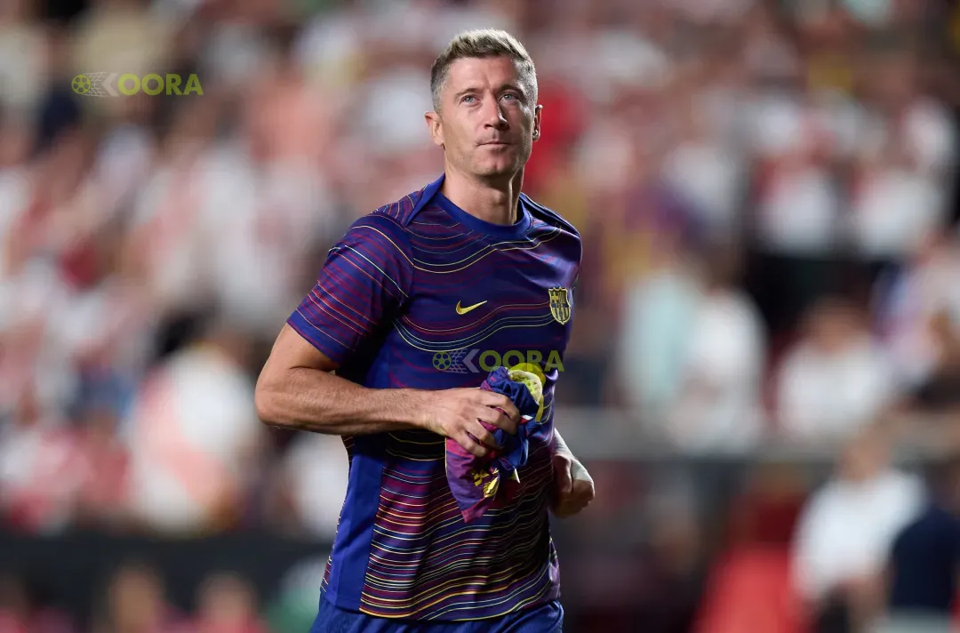 برشلونة - ليفاندوفسكي