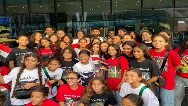 5 صور من وصول محمد صلاح للقاهرة استعدادا للانضمام لمعسكر المنتخب