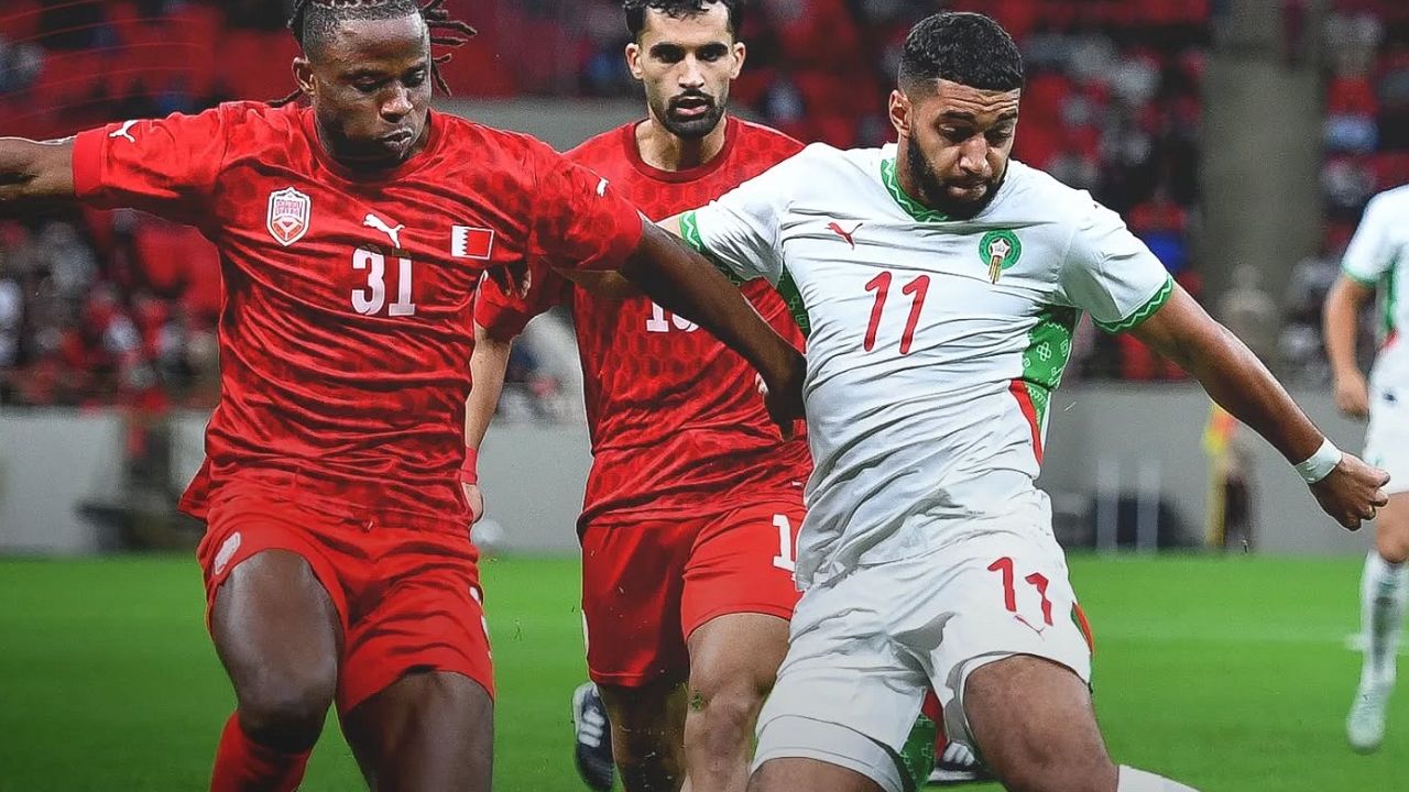 المغرب يهزم البحرين بهدف قاتل.. ويعادل رقم إسبانيا القياسي | كووورة 3 kooora logo