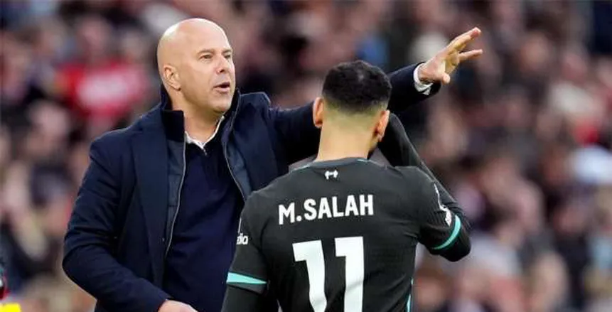 سلوت يدافع عن محمد صلاح بعد سقوط ليفربول أمام مانشستر يونايتد.. ماذا قال؟ 22 سلوت يدافع عن محمد صلاح بعد سقوط ليفربول أمام مانشستر سلوت يدافع عن محمد صلاح بعد سقوط ليفربول أمام مانشستر يونايتد.. ماذا قال؟