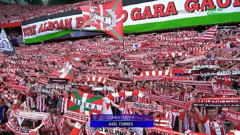 موقف مميز من فريق أتليتك بلباو تجاه القضية الفلسطينية خلال مباراة ريال