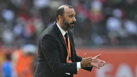 طارق السكتيوي: نحترم سوريا.. ولن أتحدث عن الكرتي الآن | كووورة 1 kooora logo