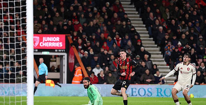 بورنموث ينهي الشوط الأول متقدمًا 2 1 على ليفربول في البريميرليج بورنموث ينهي الشوط الأول متقدمًا 2-1 على ليفربول في البريميرليج