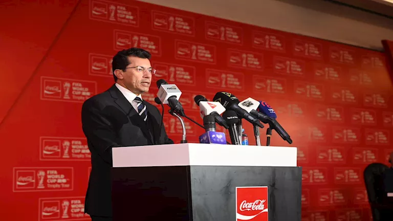 تفاصيل مؤتمر استضافة كأس العالم بحضور وزير الرياضة