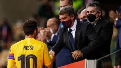 لابورتا: ميسي رفض مصافحتي.. وبرشلونة يخطط لتكريمه في كامب نو 1 لابورتا ميسي رفض مصافحتي وبرشلونة يخطط لتكريمه في كامب نو لابورتا: ميسي رفض مصافحتي.. وبرشلونة يخطط لتكريمه في كامب نو