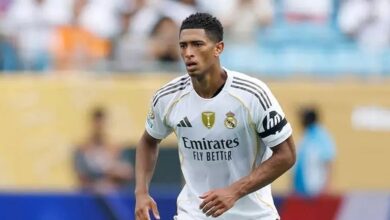 مدة غياب بيلينجهام عن ريال مدريد بسبب الإصابة ضربة قوية مدة غياب بيلينجهام عن ريال مدريد بسبب الإصابة.. ضربة قوية لأربيلوا