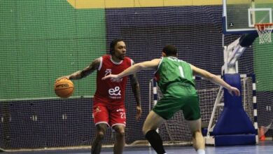 إلى مواجهة حاسمة.. «رجال سلة الأهلي» يفوز على سبورتنج في ربع نهائي بطولة الدوري 3 إلى مواجهة حاسمة رجال سلة الأهلي يفوز على سبورتنج في إلى مواجهة حاسمة.. «رجال سلة الأهلي» يفوز على سبورتنج في ربع نهائي بطولة الدوري