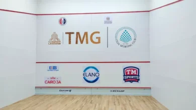 نادي سيليا يستضيف منافسات الرواد للاسكواش